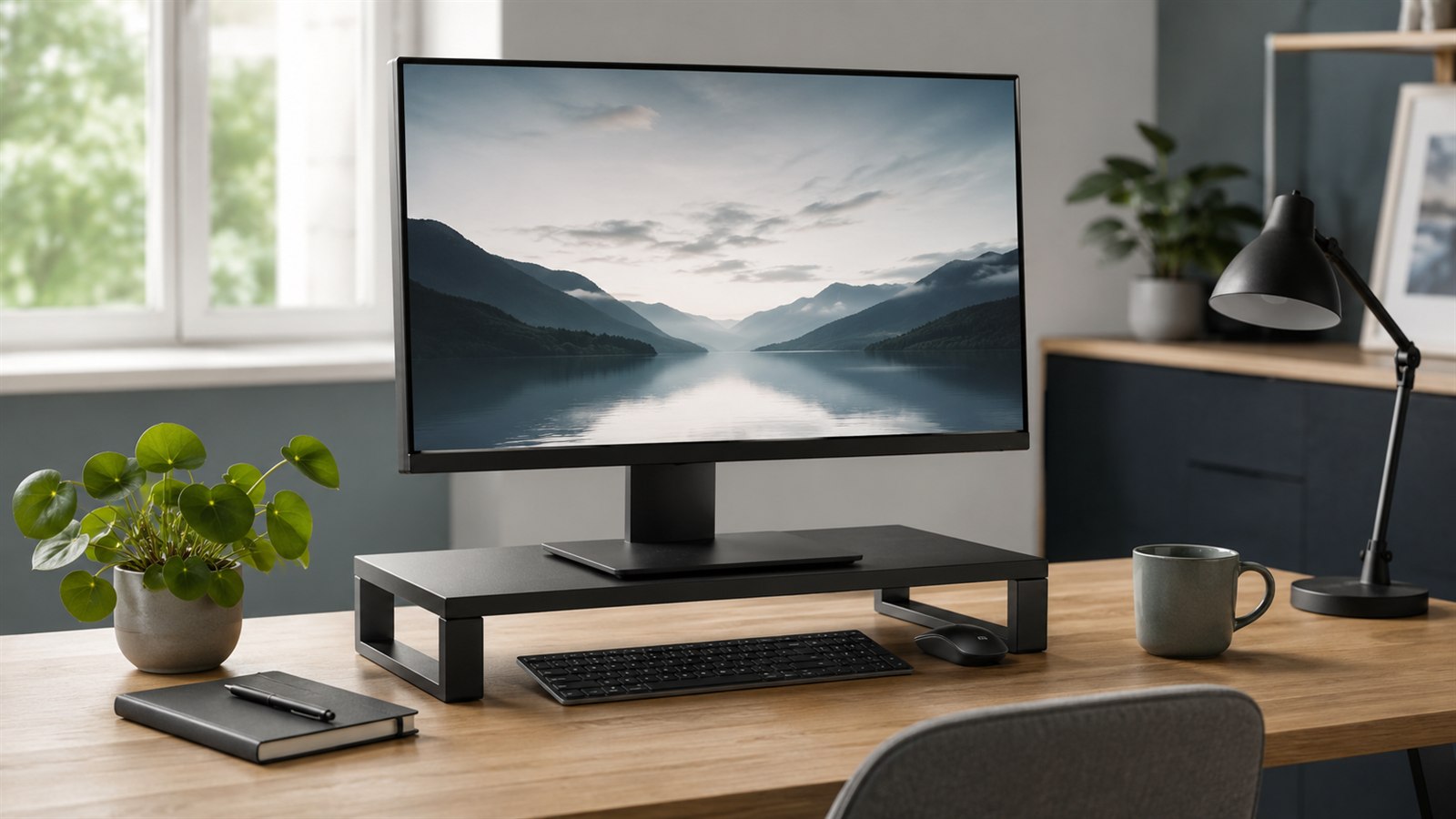 Beste monitorstandaard: scherm op ooghoogte