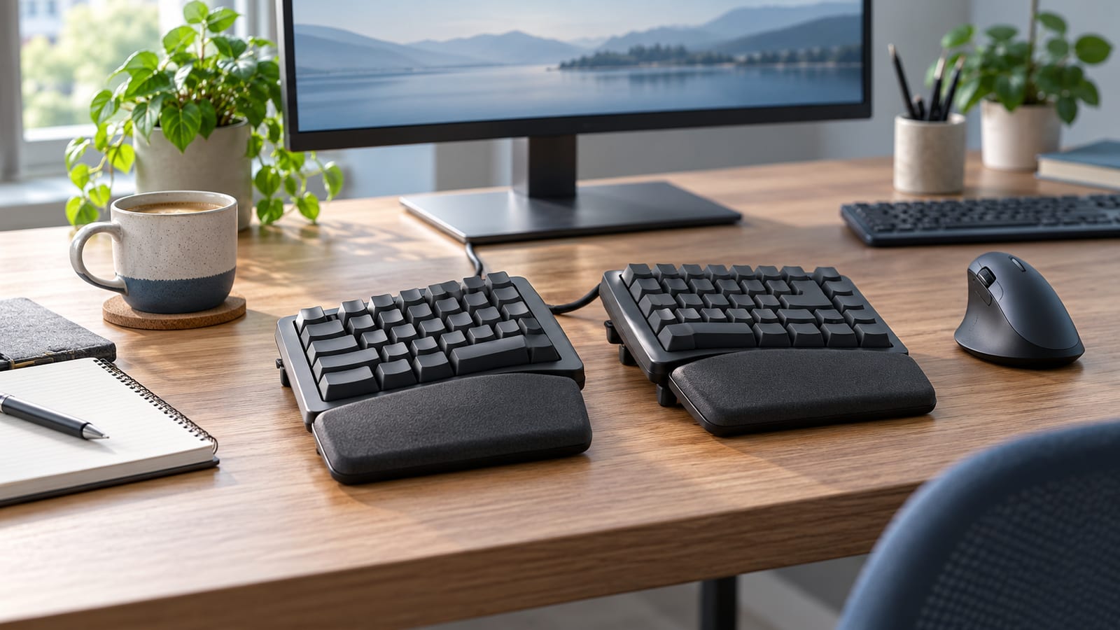 Split toetsenbord wennen: hoe lang duurt het?