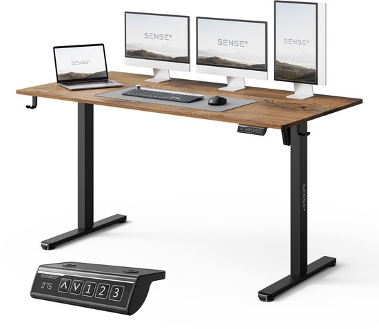 SENSE7 NOJO LIGHT zit-sta bureau 140x70 cm