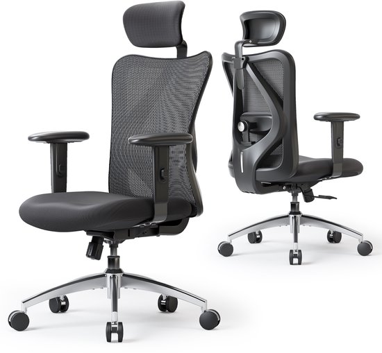 SIHOO M18 review: budget-bureaustoel met mesh-rug
