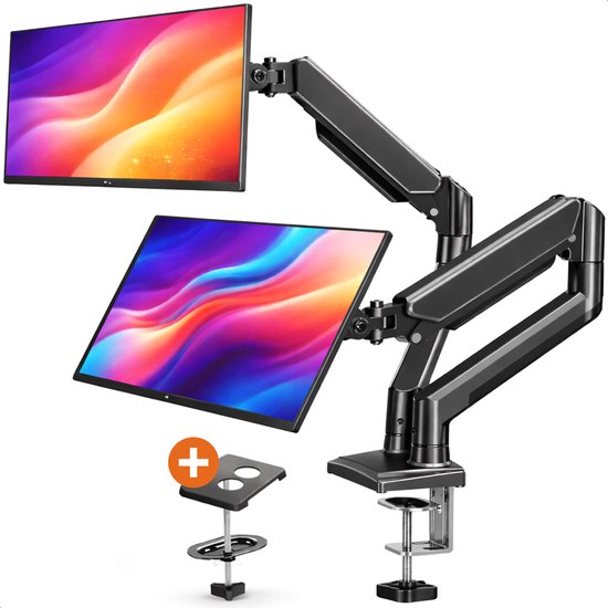 Skoov Monitor Arm dubbel review: twee schermen
