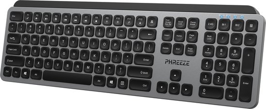 Phreeze draadloos ergonomisch toetsenbord